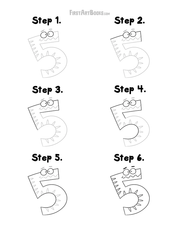 How to Draw: Alphabet Monsters printable page
