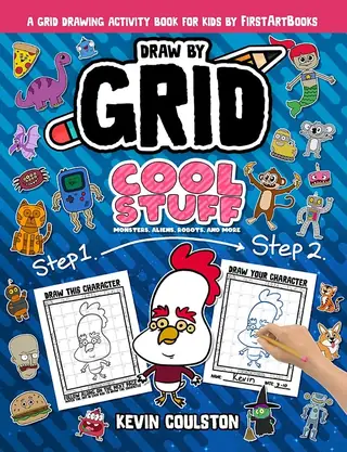 Draw by Grid: Cool Stuff book cover