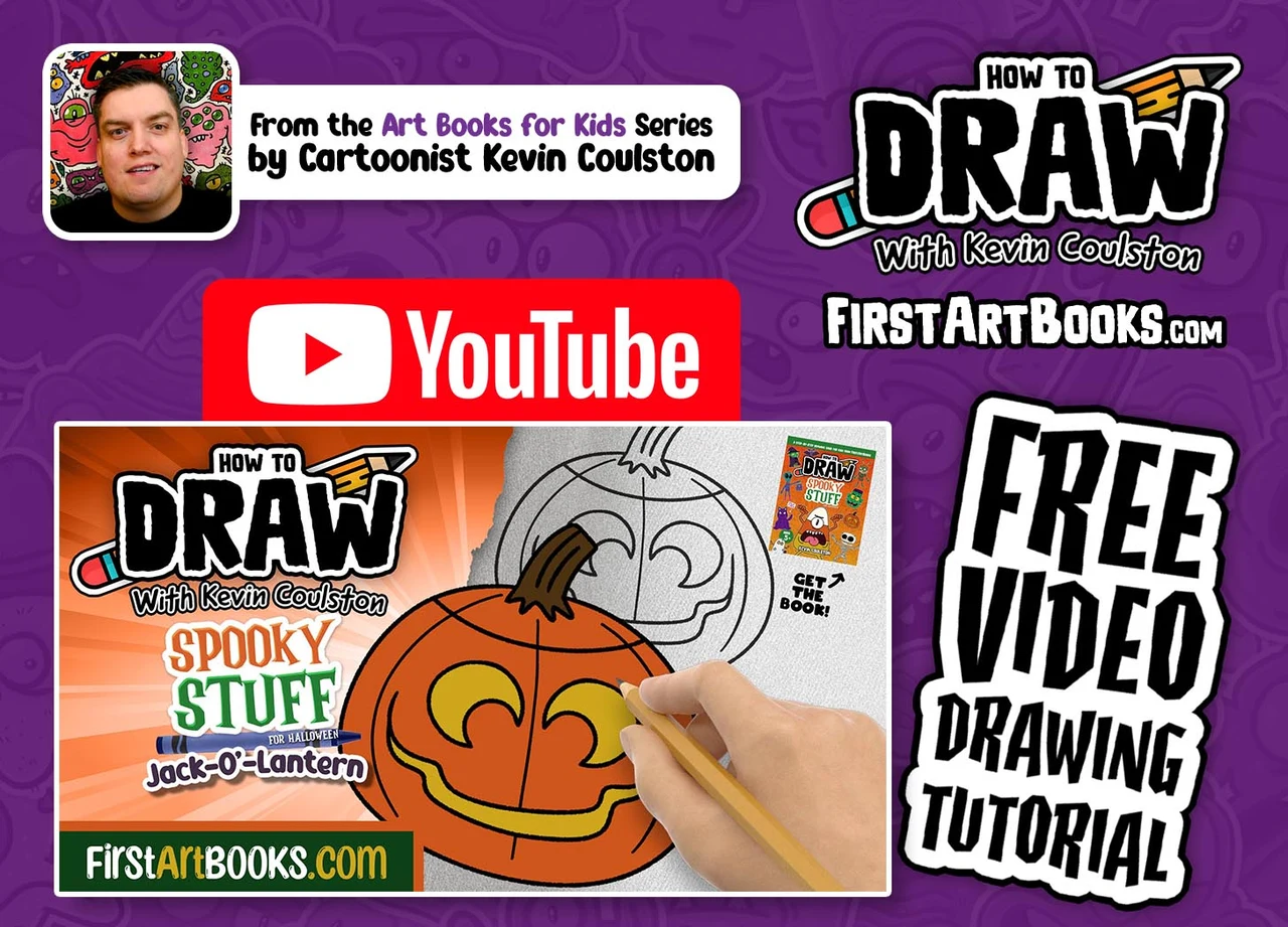 How to Draw A Jack-o’-Lantern