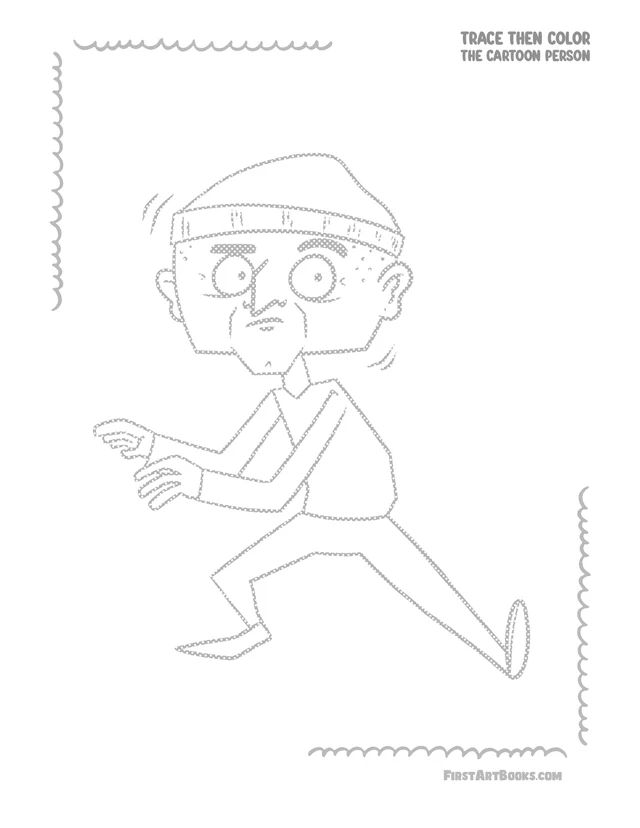 Burglar Coloring Page: free printable page