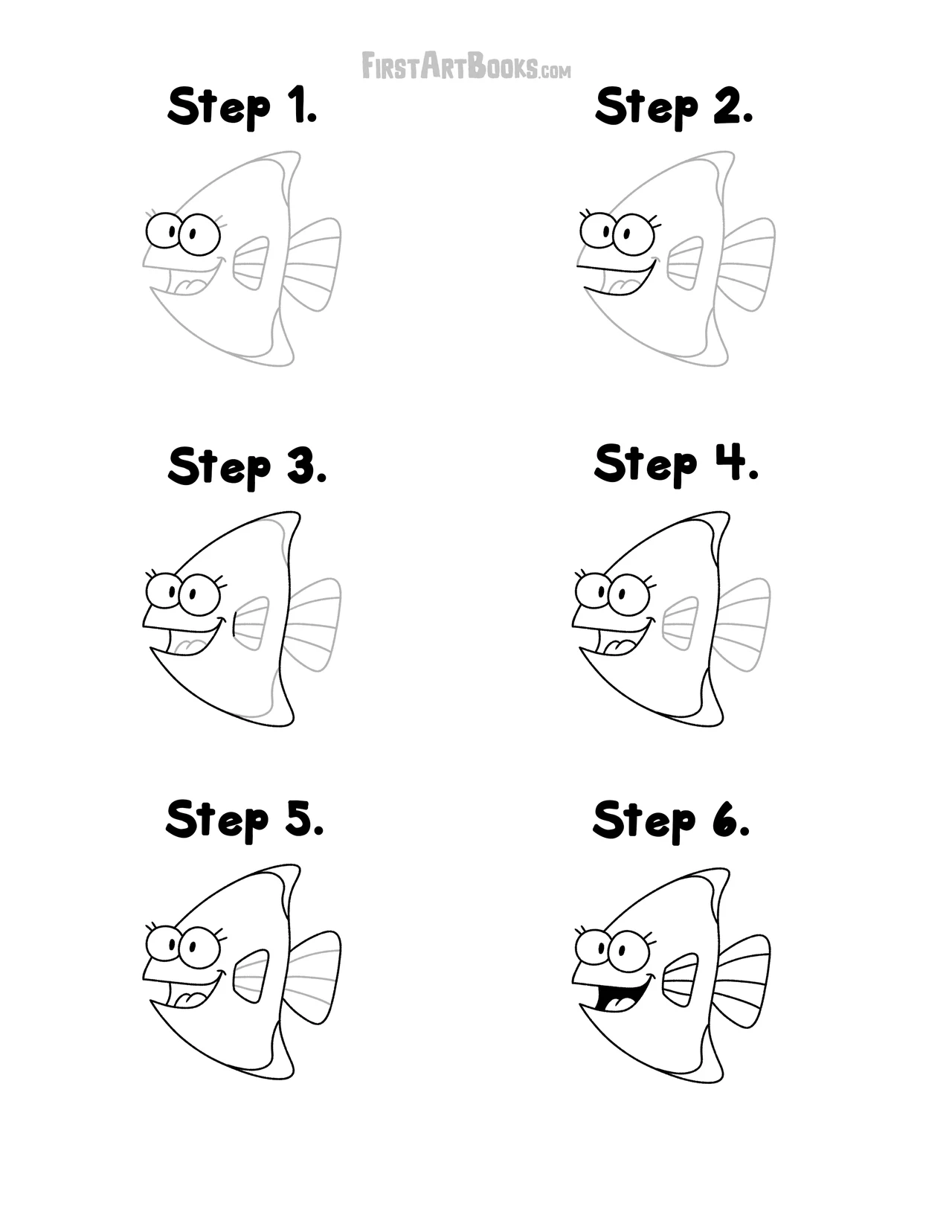 Learn How to Draw A Tropical Fish in 6 Easy-to-Follow Steps – illustration 5