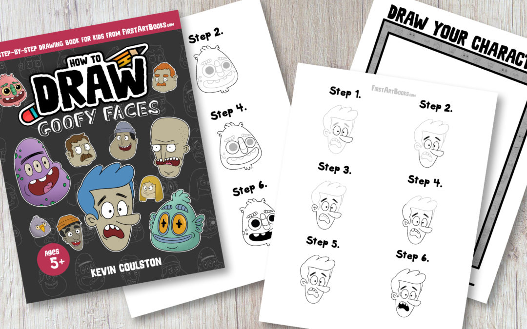 Kids Learn How to Draw Cartoons with New “Goofy Faces” Book