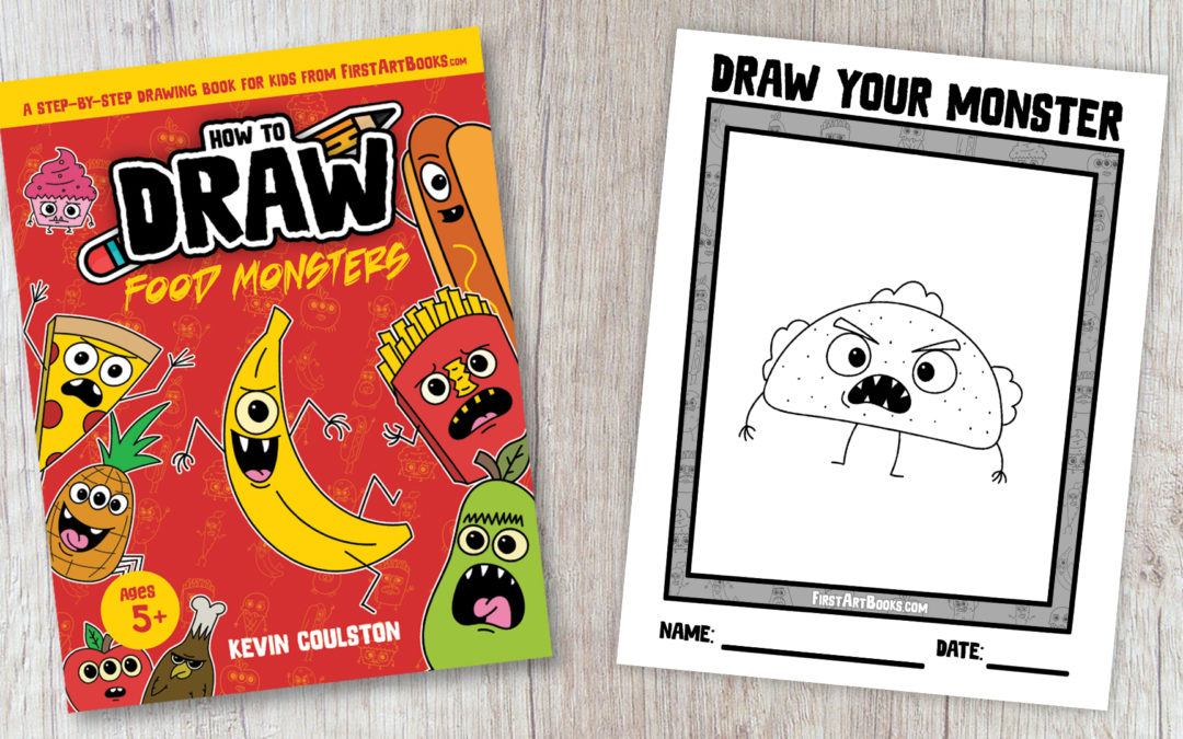 How to Draw: Food Monsters (Step-by-Step Drawing Book for Kids)