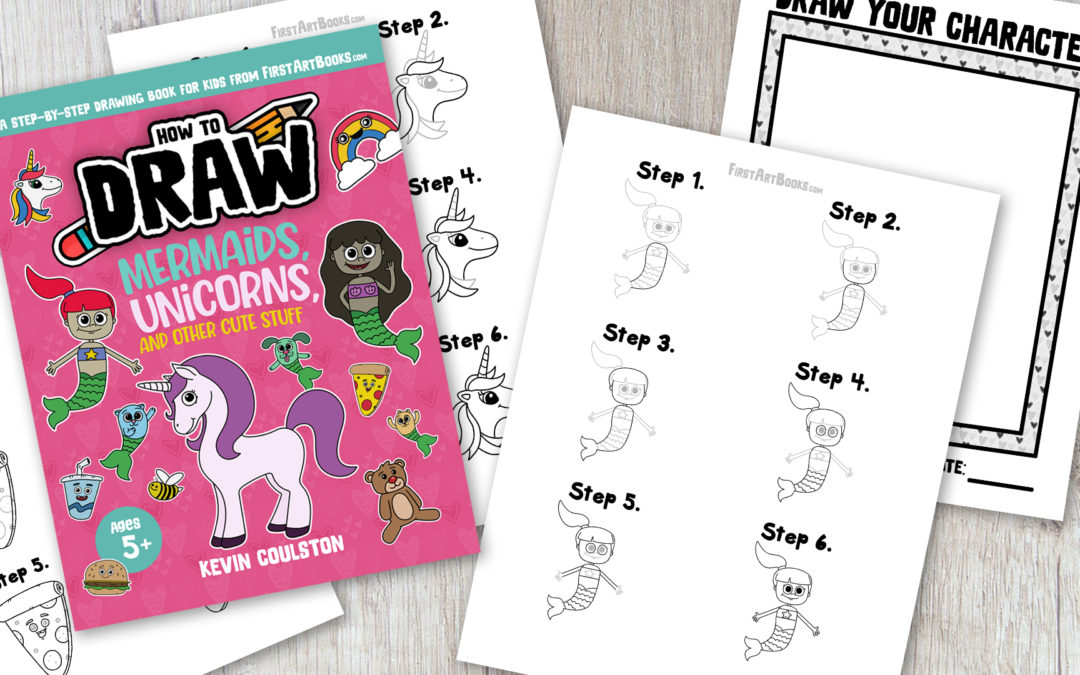 Kids Learn How to Draw Cartoons with New Mermaid and Unicorn Step-by-Step Drawing Book