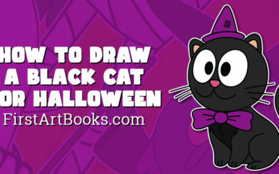 How to Draw a Black Cat for Halloween — A Free Kid’s Activity Page