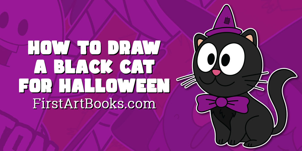 How to Draw a Black Cat for Halloween — A Free Kid’s Activity Page
