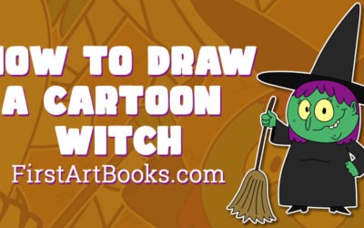 How to Draw a Cartoon Witch — A Free Kid’s Halloween Activity Page