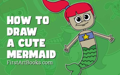 How to Draw a Cute Mermaid — A Free Kid’s Activity Page