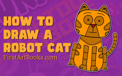 How to Draw a Robot Cat — A Free Kid’s Activity Page