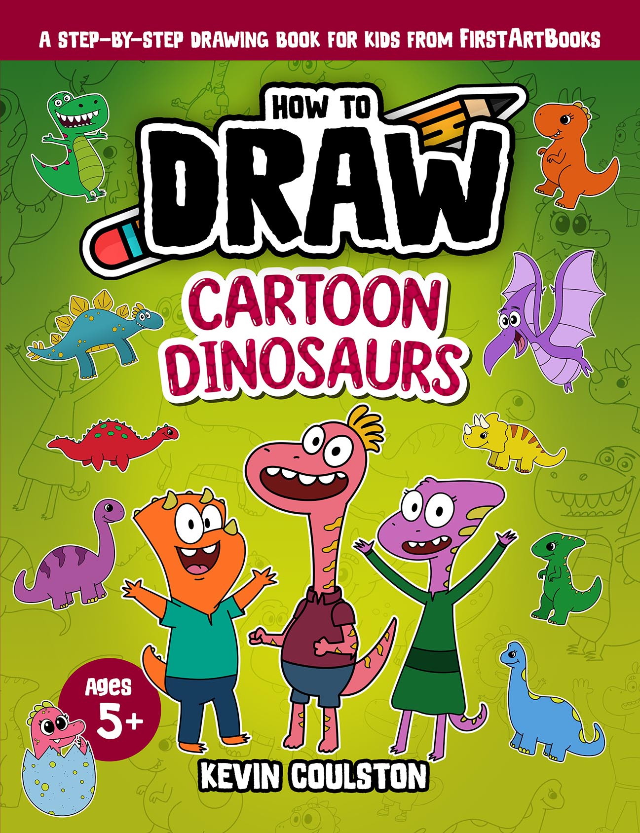 How to Draw: Cartoon Dinosaurs