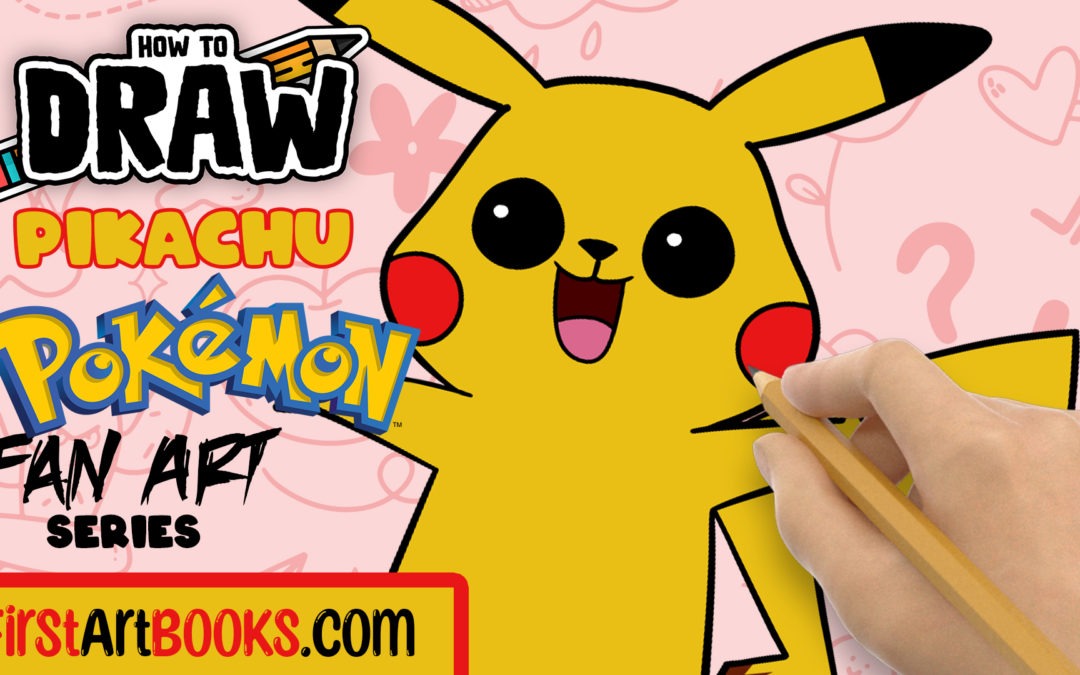 DRAW & COLOR PIKACHU Pokemon - Easy - Drawings for kids! 