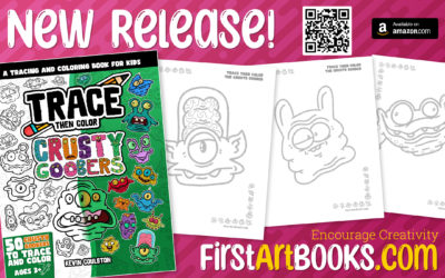 New Release – Trace Then Color: Crusty Goobers by Kevin Coulston