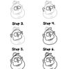 How to Draw: Silly Faces - A Step-by-Step Drawing Book for Kids by Kevin Coulston - Image 3