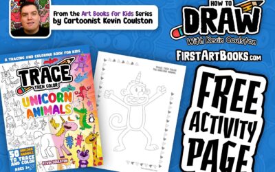 Trace Then Color: A Uni-Monkey (Free Activity Page)