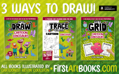 Dinosaur Drawing Fun: The Best Cartoon Dinosaur Activity Books for Kids