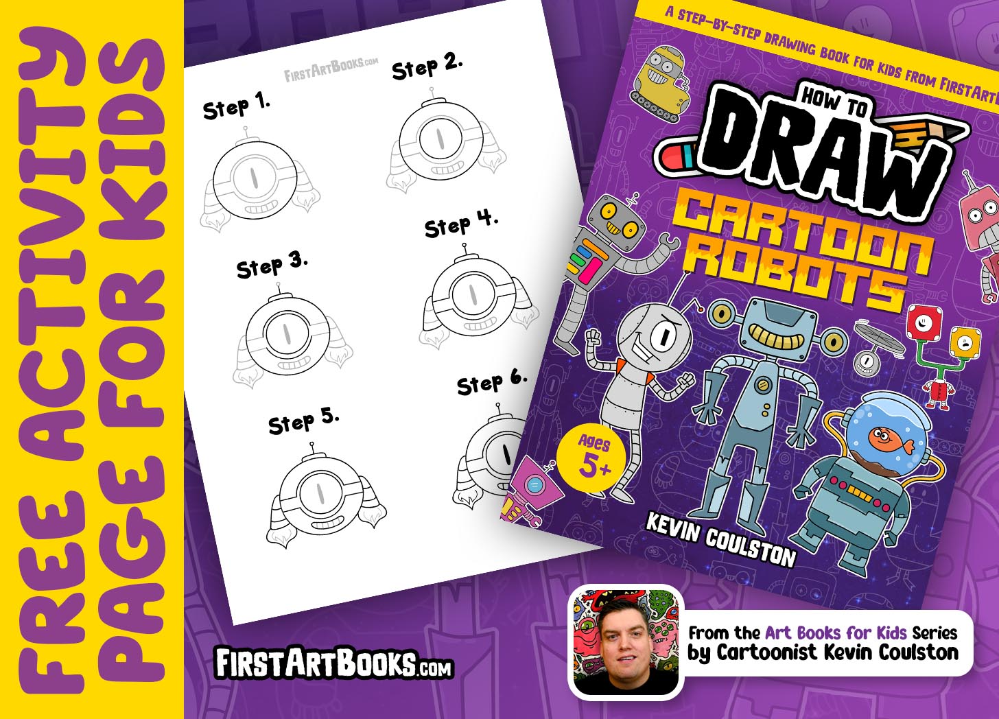 How to Draw A Flying Robot