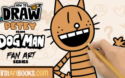 How to Draw: Petey from Dog Man (Video Tutorial)