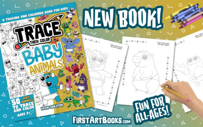 NEW BOOK: Trace Then Color: Baby Animals | 50 Adorable Critters for Coloring and Tracing!