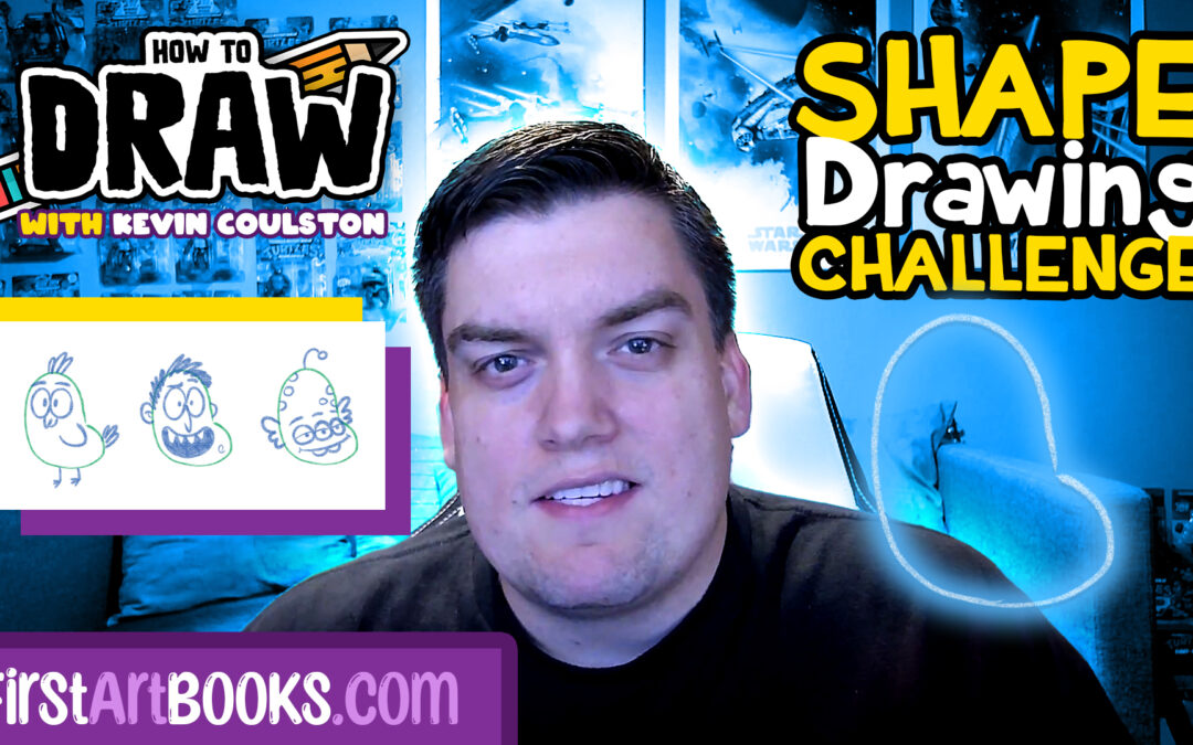 Free Video Tutorial: Shape Drawing Challenge #1 | Turn 1 Shape into 3 Different Characters