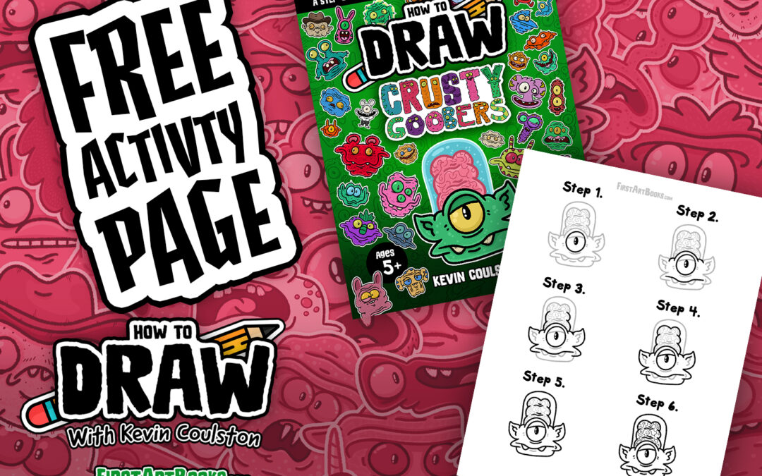 How to Draw A Crusty Goober! (Free Activity Page)