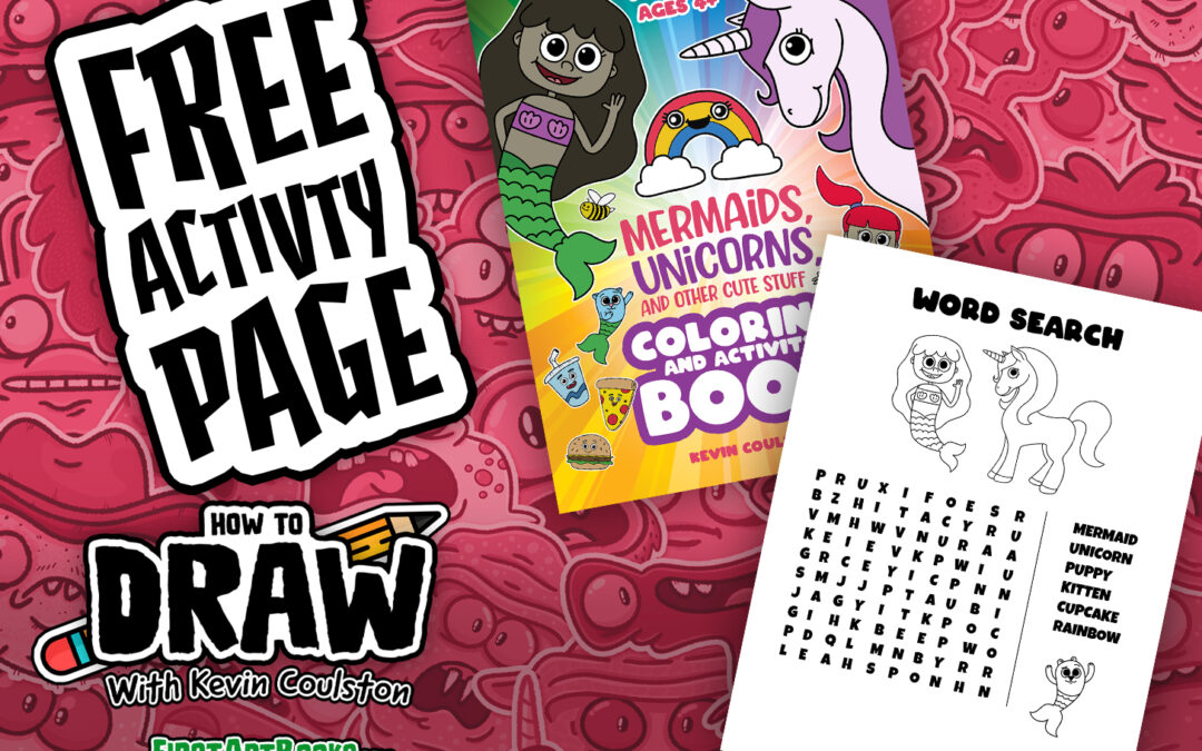 Free Activity Page: Mermaids and Unicorns Word Search – Fun and Cute Brain Teaser for Kids!