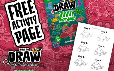 Free Activity Page: Draw A Robot Dino-Turtle! | A Prehistoric Art Lesson