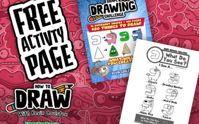 Shape Drawing Challenge ✍️ (Free Activity Page)