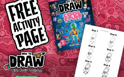 Free Activity Page: How to Draw A Chicken Monster in 6 Easy Steps | Step-by-Step Drawing Instructions | Fun Activity Books for Kids