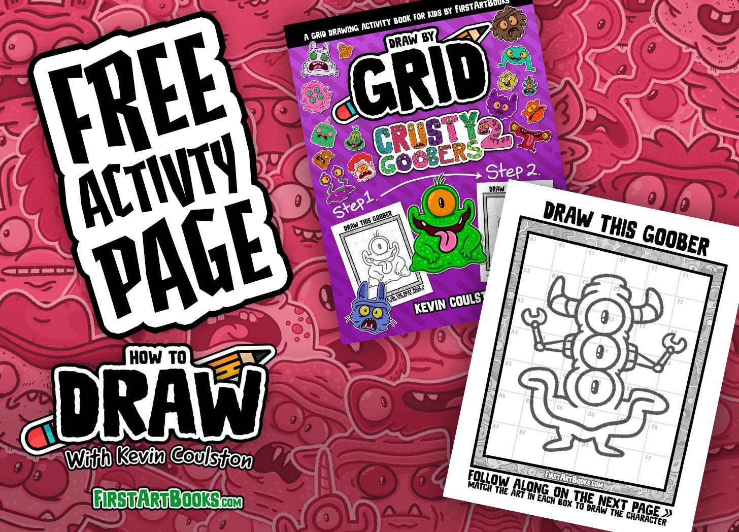 Grid Drawing Book for Kids