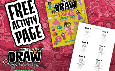 Free Activity Page: How to Draw A Fairy in 6 Easy-to-Follow Steps | Fun Drawing Tutorial for Kids | Cute Art Worksheet