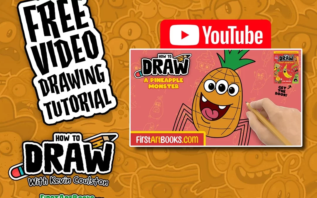 How to Draw A Pineapple Monster