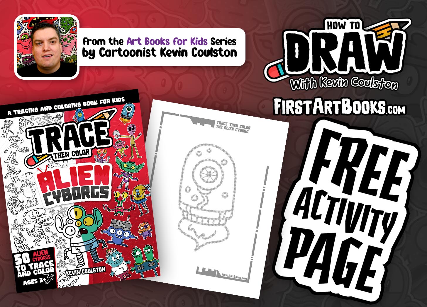 Cyborg Coloring Page