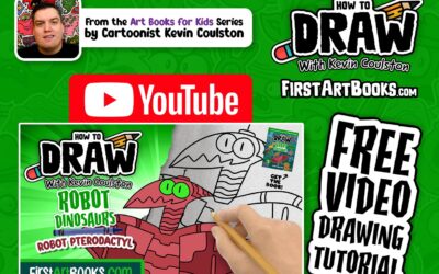 *NEW* Video Drawing Tutorial: How to Draw a Robot Pterodactyl | Fun Step-by-Step Drawing Activity for Kids | Draw a Dinosaur in 5 Minutes