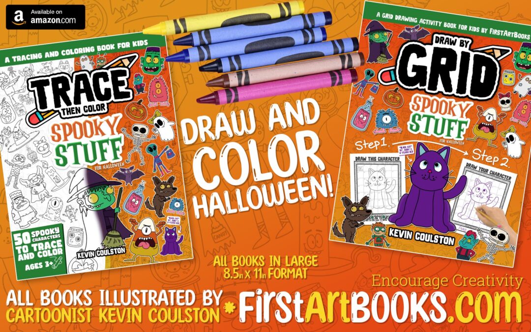 🎃2 New Books🎃 Check Out These Fun Halloween Activity Books for Kids | Drawing, Coloring, and Tracing!