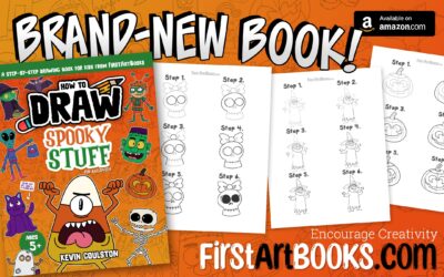 New Book: Learn to Draw Spooky Halloween Characters in 6 Easy Steps | Fun Halloween Drawing Book for Kids
