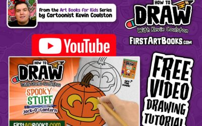 Video Drawing Tutorial: How to Draw A Jack-o’-Lantern in 7 Minutes | Kids Halloween Drawing Activity