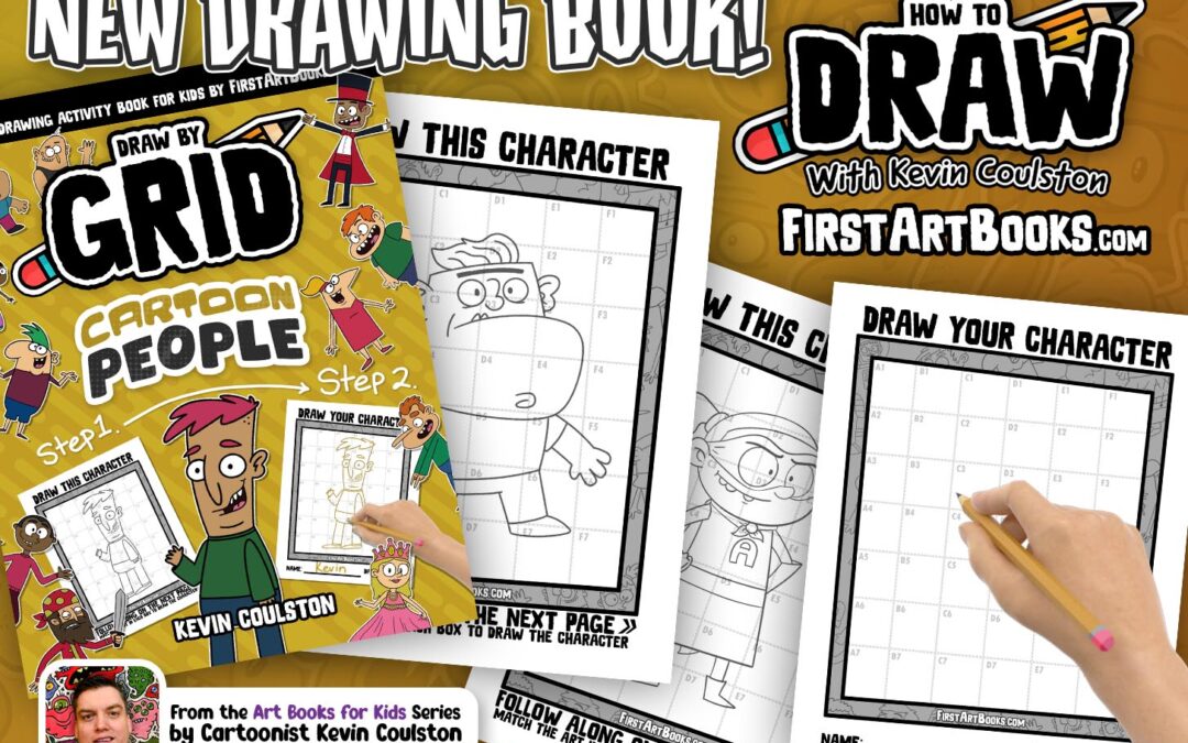 Cartoon People Drawing Book for Kids