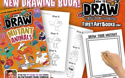 New Book – Learn to Draw Mutant Animals Step-by-Step | An All-Ages Drawing Tutorial Book Featuring Fun Cartoon Characters