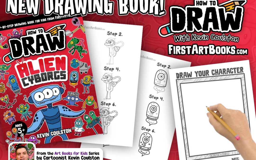 Alien Cyborg Drawing Book