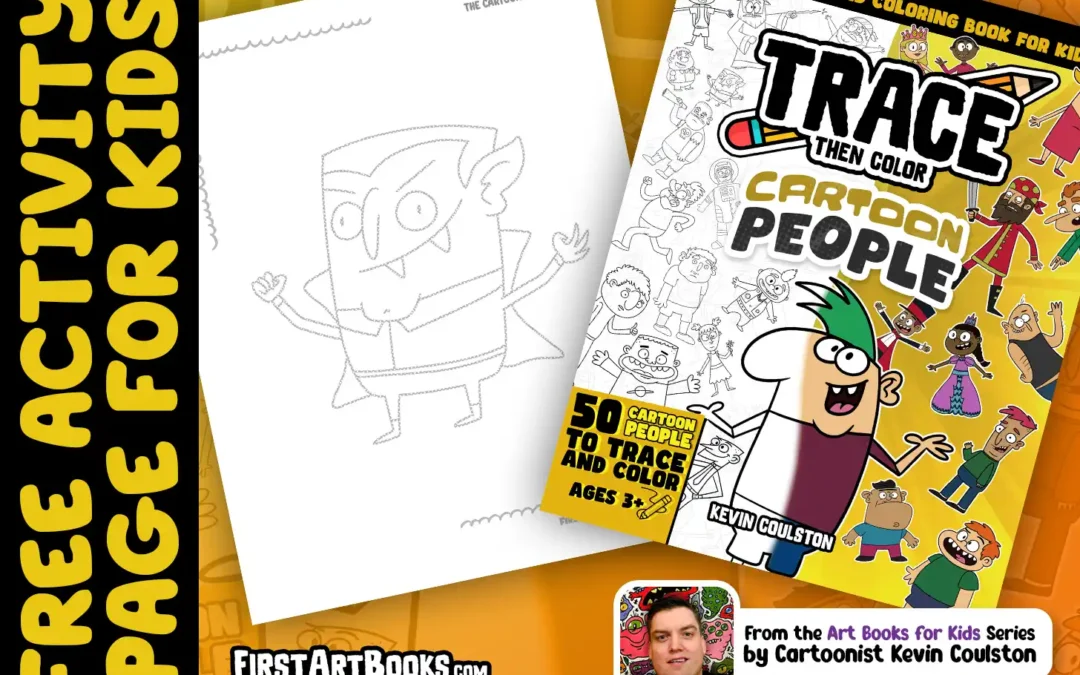 Free Vampire Coloring Page